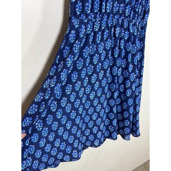 Rebecca Taylor Sleeveless Silk Knee Length Dress Size 6 A Line Cottage Designer - Picture 4 of 10